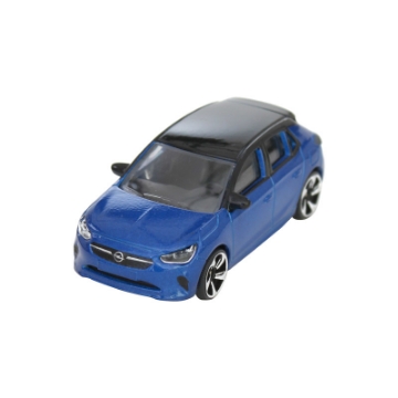 Image de Voiture miniature Corsa bleu voltaïque/noir